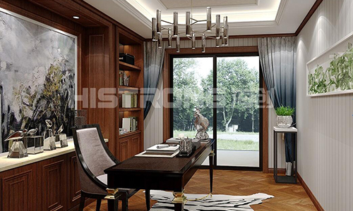 海創(chuàng)中式書(shū)房效果圖