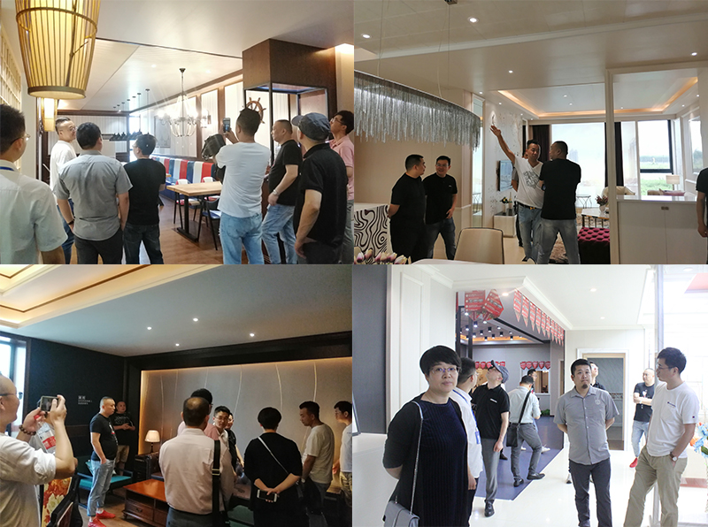 行業(yè)企業(yè)家參觀海創(chuàng).jpg 海創(chuàng)集成墻面.jpg